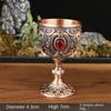 Metal Wine Cup Embossed White Wine Cup New Drink Cup