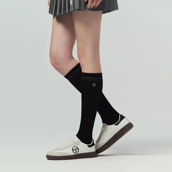 W Essential Knee Socks (BLACK)