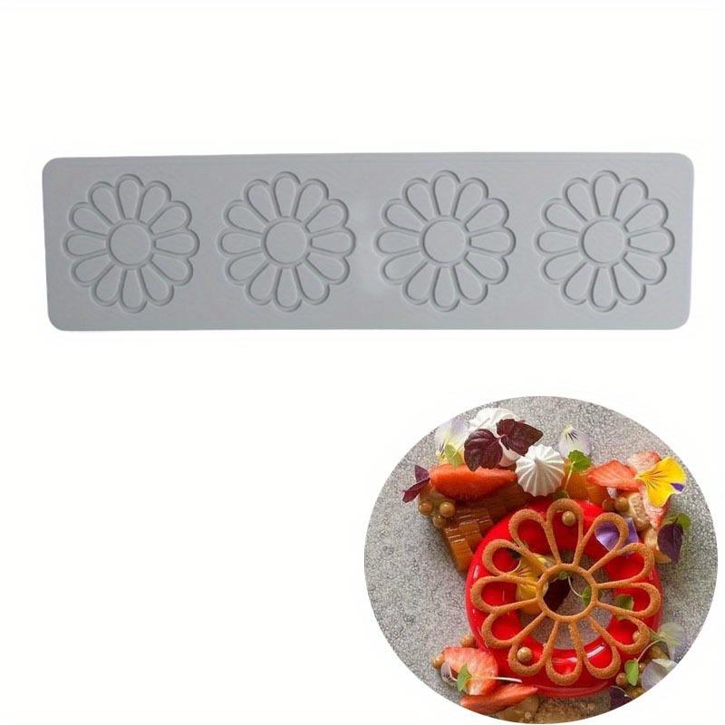1pc Silicone Lace Mat Set for Cake Decorating, Sugarcraft, Chocolate & Fondant Molds - DIY Baking Tool
