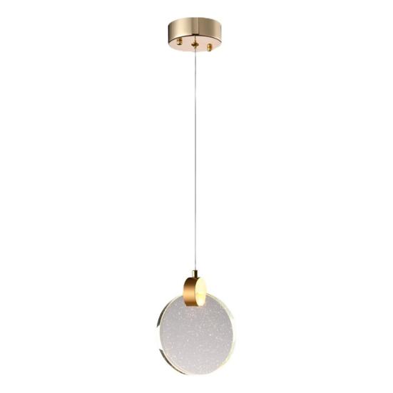 Modern LED Pendant Light Circular Pendant Lamp 3 Color Temperatures Easy To Install Decorative Chandelier Long Hanging Light