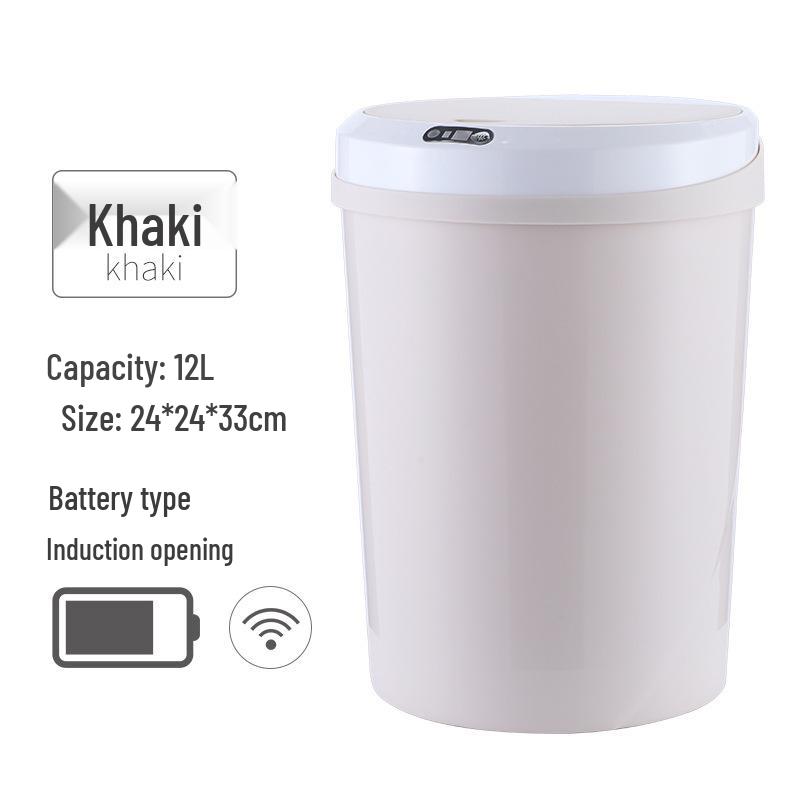 16L Smart Sensor Trash Can - Automatic Electric Kick-to-Open for Home, Kitchen, Living Room, Bedroom, Bathroom