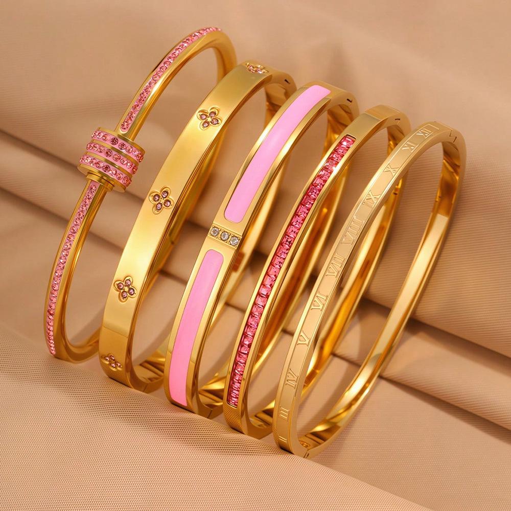 Europäisches & Amerikanisches Luxus Zirkon Stern Armband: Vielseitige, Elegante, Lichtechte Mode für Damen