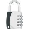 Cadenas a combinaison - ABUS - 155/40 B/DFNLI - Anse acier - Code numérique a trois chiffres personnalisable