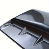 Universal Auto Luftauslass Haube Carbon Faser Motorhaube Basis Dekorative Abdeckung mit Band Außen Haube Auto Luft Intak Scoop Zubehör