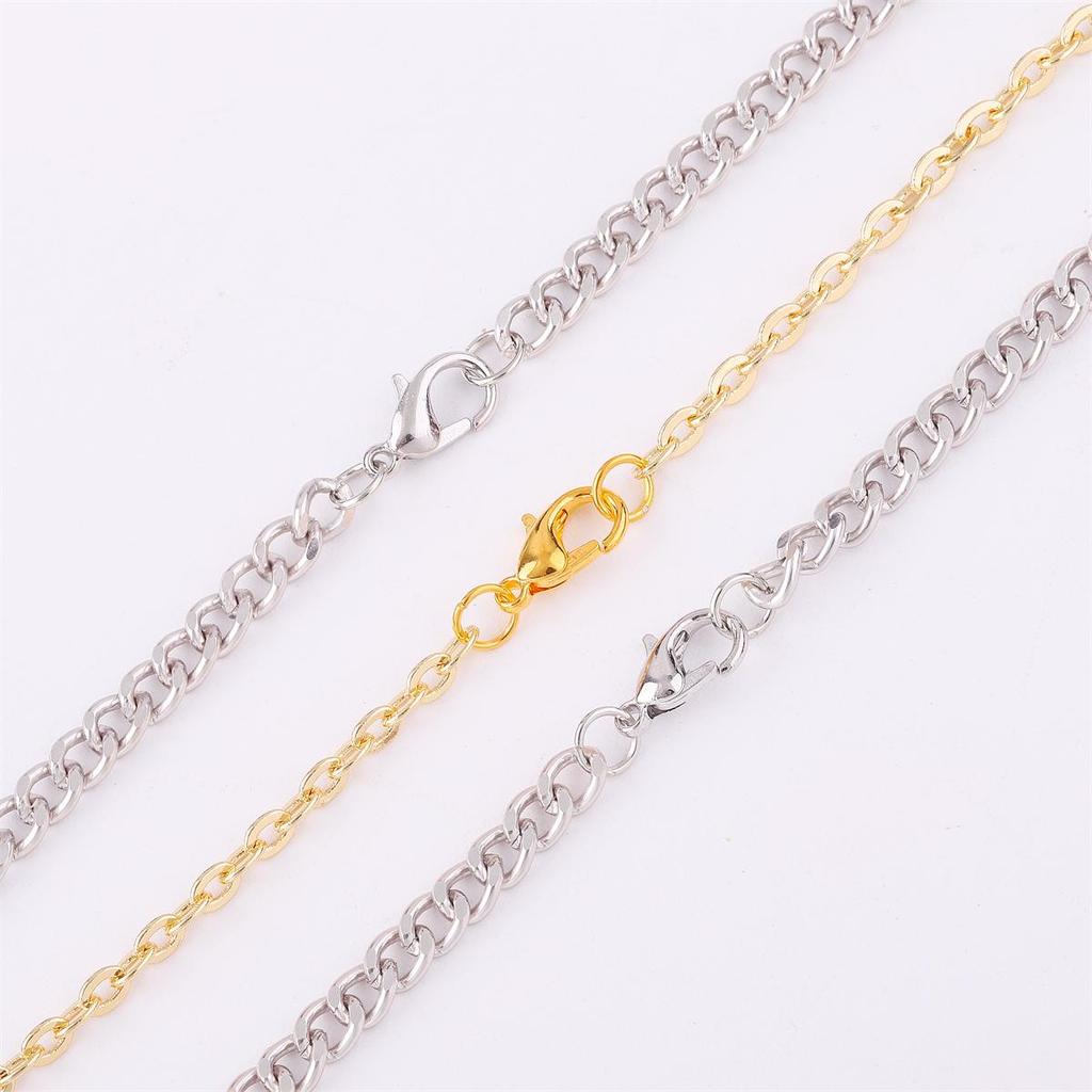 10Pcs DIY Jewelry Alloy Lobster Buckle, High-Quality Keychain Buckle, Handmade Accessory Single Circle Connection Buckle