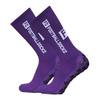 Hohe Sichtbarkeit Kompressions-Sportsocken mit Anti-Rutsch-Griffen für Outdoor-Sportarten pink