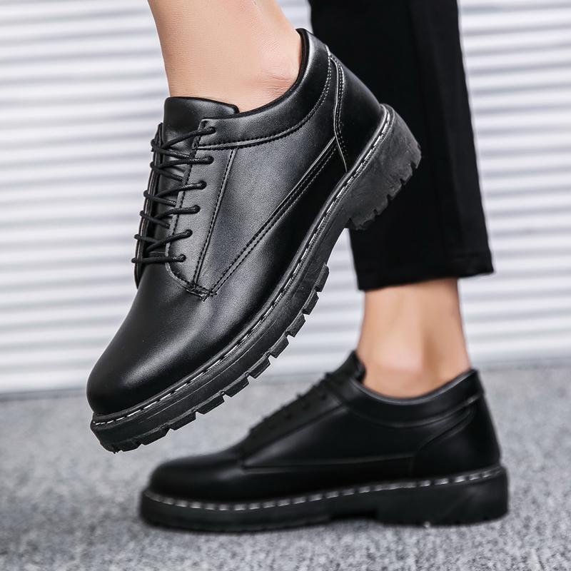 Fashion Genuine Leather Shoes Men Footwear Soft Cowhide Casual Flat Brand Pure Black Casual Shoes Mens Oxford Shoes for Men Mocassin