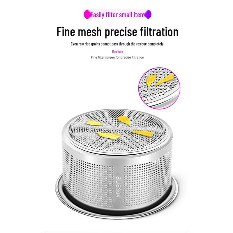 Hesidige Stainless Steel Sink Strainer Filters