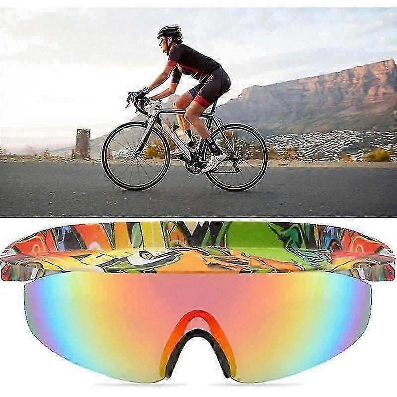 New Sunglasses with brim, cycling sunglasses, windproof sunglasses