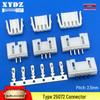 Type 25072 Connector: 2.4mm Pitch Wire-to-Board Male Header with Straight/Angled Pins and Crimp Terminal