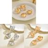 Vintage Geometric Zinc Alloy Ring Set With Fluid Lava Lines For Women Autumn