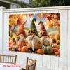 Photography Backdrop (2D Flat Surface) - 1 Piece Per Pack - Thanksgiving Autumn Dwarf Photography Backdropzyc