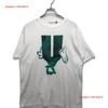 T-shirt con logo U UNDERCOVER Taglia 3 Bianca Uomo UC2D3807 vintage Lavata grafica Top Per l'uso quotidiano abbigliamento firmato Casual