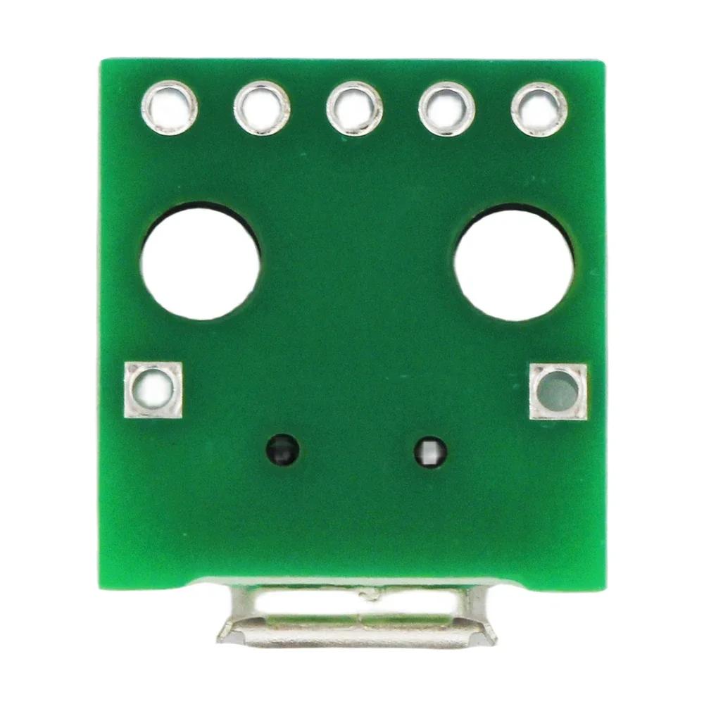 1pcs MICRO USB To DIP Adapter 5pin Female Connector B Type PCB Converter Pinboard 2.54 Breadboard Switch Board SMT Mother Seat