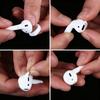 2 Pairs of Silicone Earbuds for Wireless Ideal for Sports and Everyday White (4 Pieces) Anti-Fall Earphones, Use, Ambidextrous, Rechargeable,