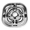 Pet Slow Food Bowl Anti-Slip Design Promotes Slow Feeding Stainless Steel Pet Dog Bowl for Small to Medium Dogs