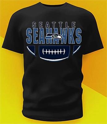 Seattle Seahawks Ball Distressed Shirt Sizes From Youth To Adult 6XL