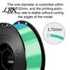 Gradient PLA Filament Three-Color Silk Filament, 1.75mm 1Kg Spool, Shiny Multicolor Smooth Output 3D Printer for DIY Printing Figurines Models Crafts