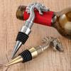 LKKCHER Useful 2-in-1 Dragon Head Wine Stopper and Opener Fashion Home Bar Ornaments Bottle Saver Gifts for Men 7