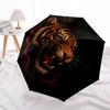 1pc Tiger Roar Umbrella with Plastic Handle,Compact & Stylish,Suitable for All Seasons Ptys26013