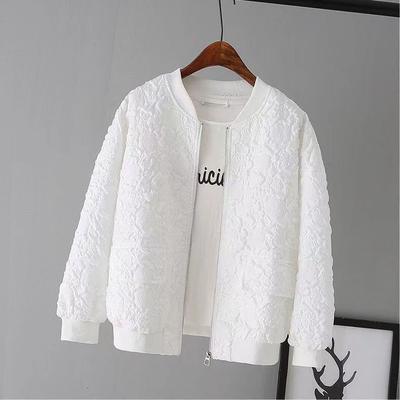 Spring  Summer Bomber Jacket Women Zip Thin Sunscreen Long Sleeve Tops Pockets Stand-up Collar Design Casual Outerwear Women Jacket