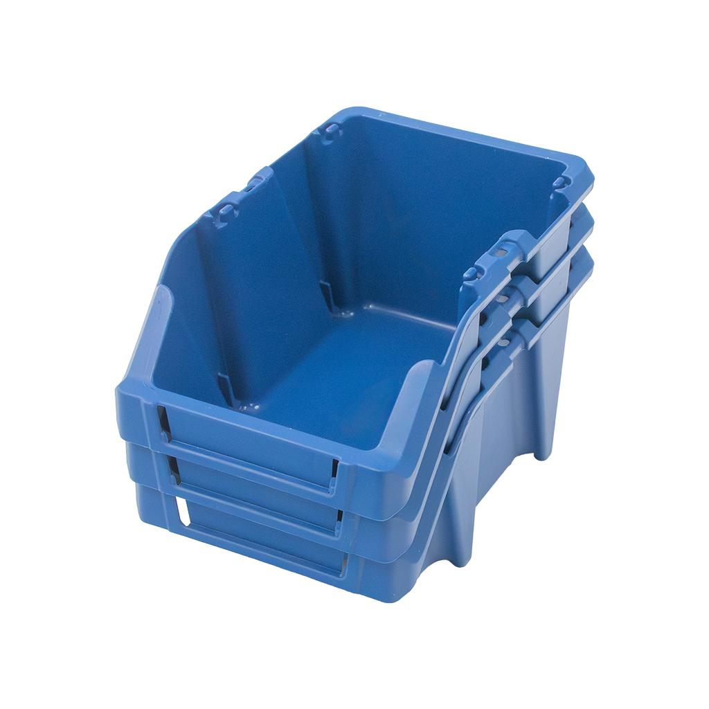 Mega-M storage container workshop tray M plastic 200x300x130 mm blue N