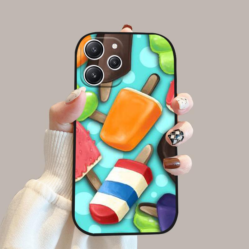 For Redmi 12 4G 5G Silicone TPU Soft Case For Redmi 12R Phone Bumper Cover For Xiaomi Redmi Note 12R 5G Protective Fundas Cases