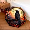 1PC Crow Raven Skull Umbrella Portable Folding Umbrella Iron Frame Hole Bone Structure Outdoor Home Umbrella