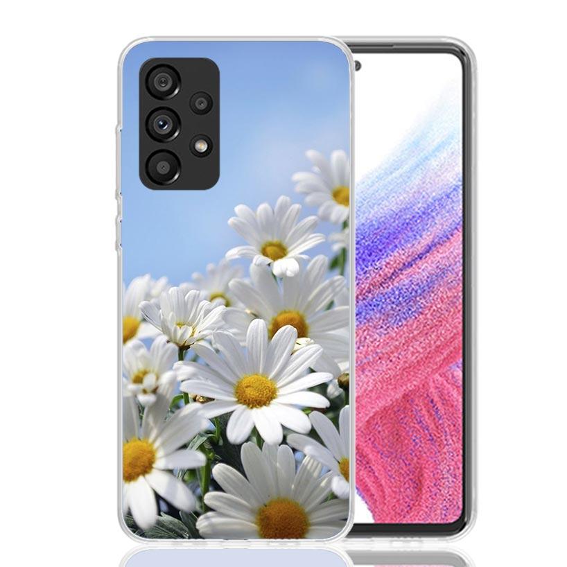 Daisy Daisies Art Floral Phone Case For Samsung Galaxy A13 A14 A15 A16 A53 A54 A55 A56 A33 A34 A35 A36 A23 A24 A25 A26 A05S A04S
