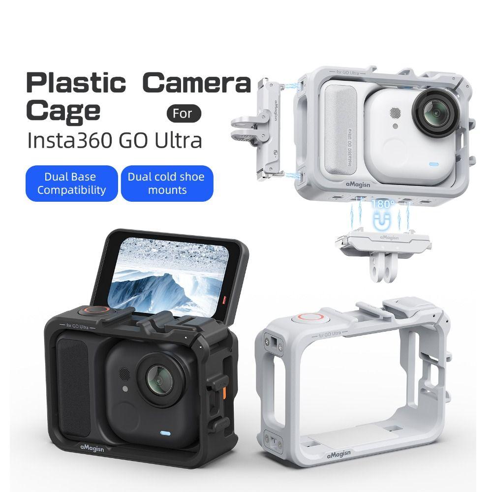 Cold Shoe Expansion Protective Frame for Insta360 Go Ultra Action Camera Accessories