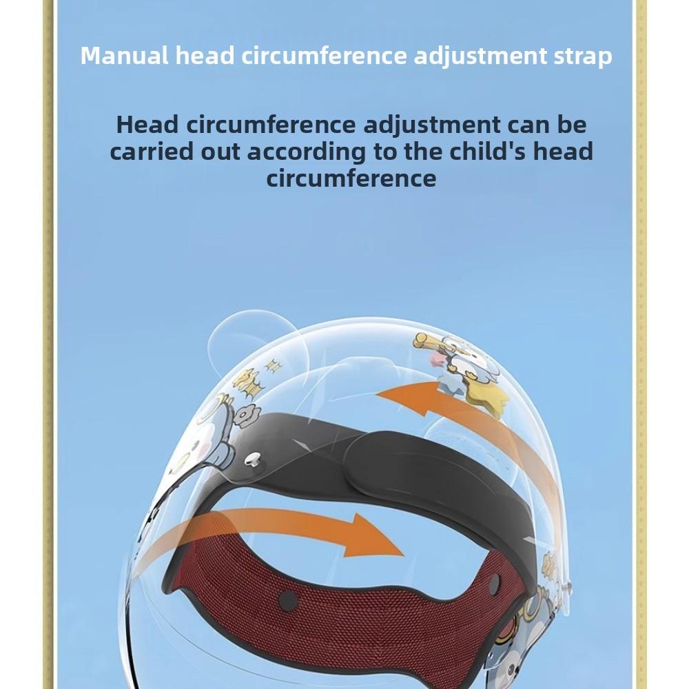 Electric Car Motorcycle Half Helmet Boys and Girls Children Cute Helmet Four Seasons Helmet