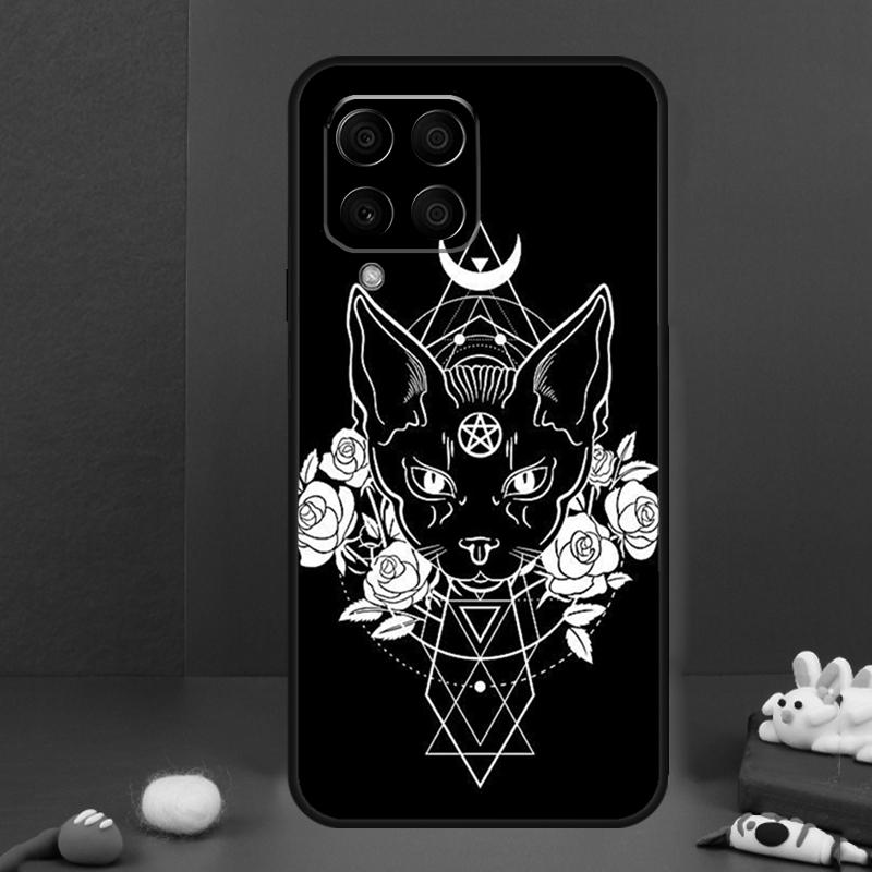 Witches Cat Moon Case For Samsung Galaxy M34 M14 M54 M13 M15 M36 M55 M35 M56 M16 M31 M11 M53 M12 M32 M52 M06