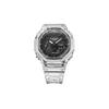 CASIO Men Liquid Crystal,Analog Dual Display Series Black Watch GA-2100SKE-7A(Watch3--)