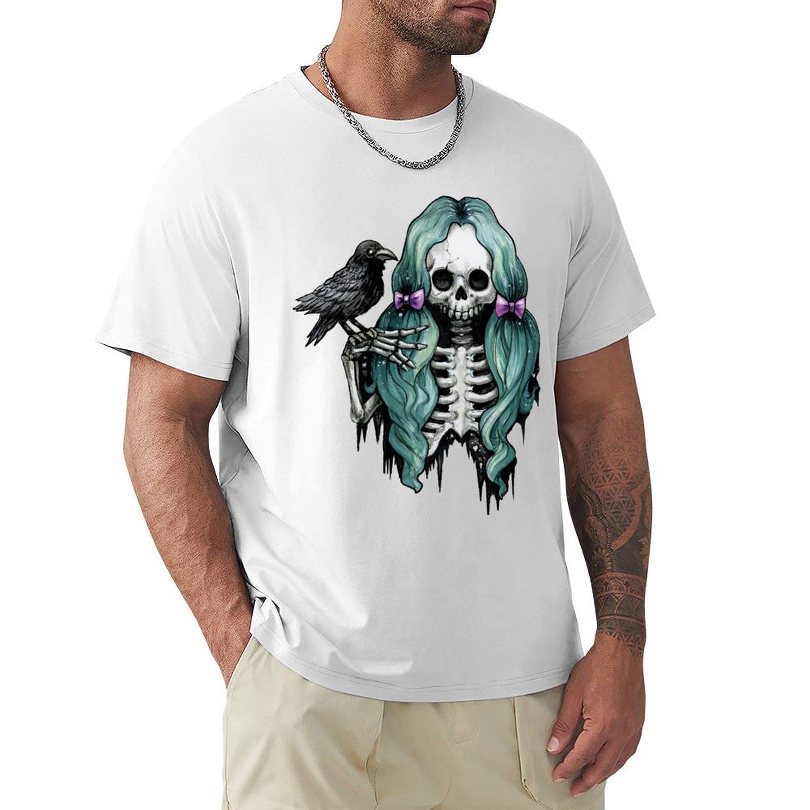 Nevermore Skully Fiend TShirt oversized funny shirt cotton oversizeds mens designer clothes S