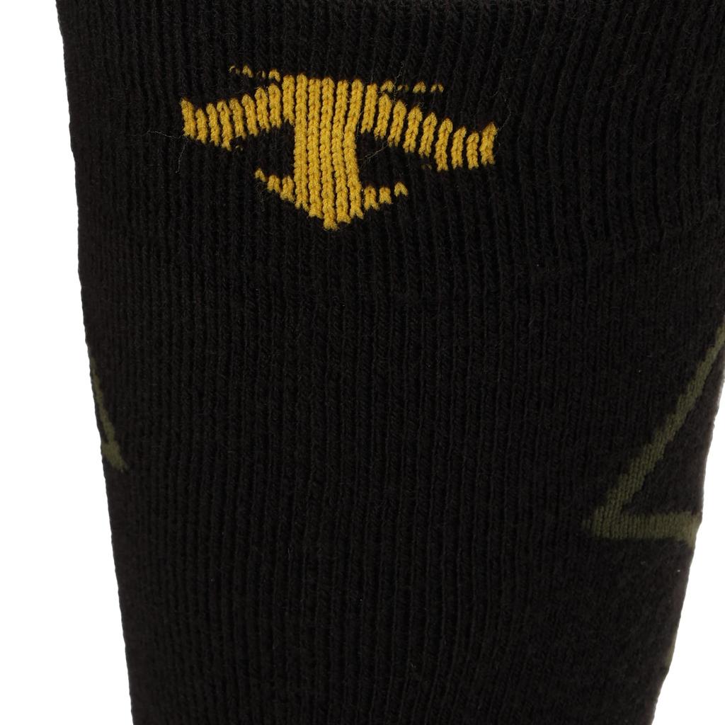 Descente Odor Far Silver Ion Arch BK2 Men's Socks, Antibacterial, Resistant, Thermal, Infrared, (Ag+), Support, DWAWJB60,