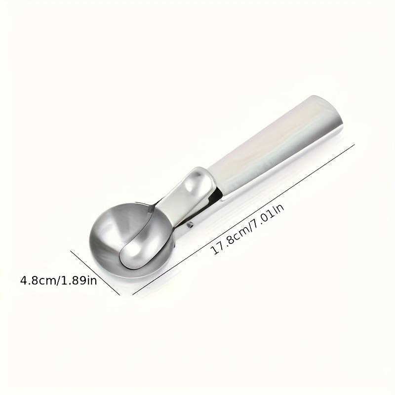 Scoop Stainless Steel Multifunctional Fruit Scoop with Trigger Release for Kitchen Meatball Frozen Yogurt Gelatos and Sundaes