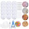DIY Stress Ball Making Kit-Easy DIY- 15 TPR Skins, Total 14oz of Various fillers, Create ASMR Anxiety Relief Toys, Handmade Squishy Stress Balls