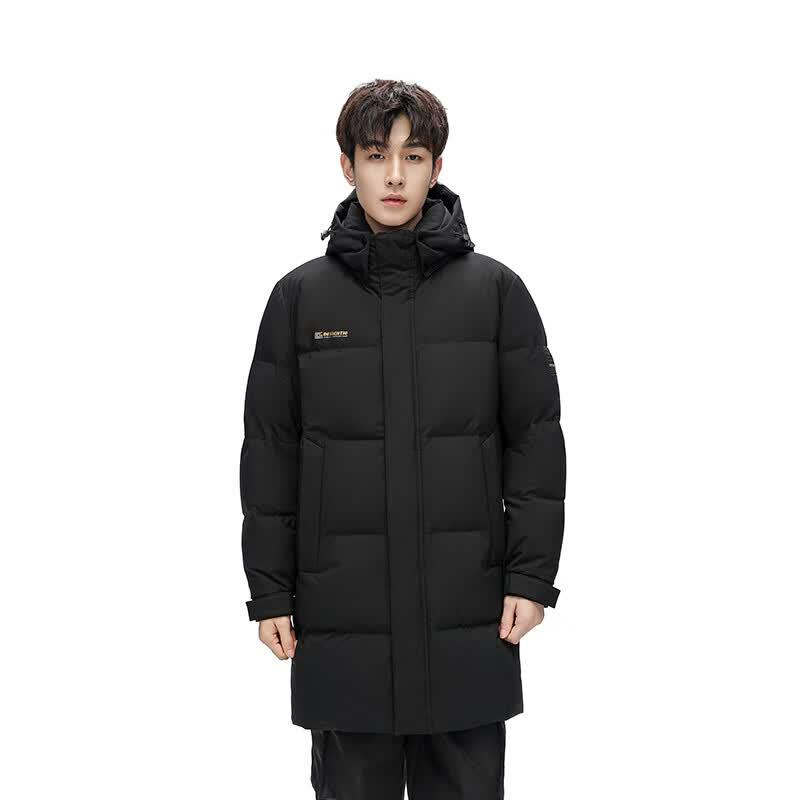 YAYA Unisex Mid-Length Puffer Down Jacket