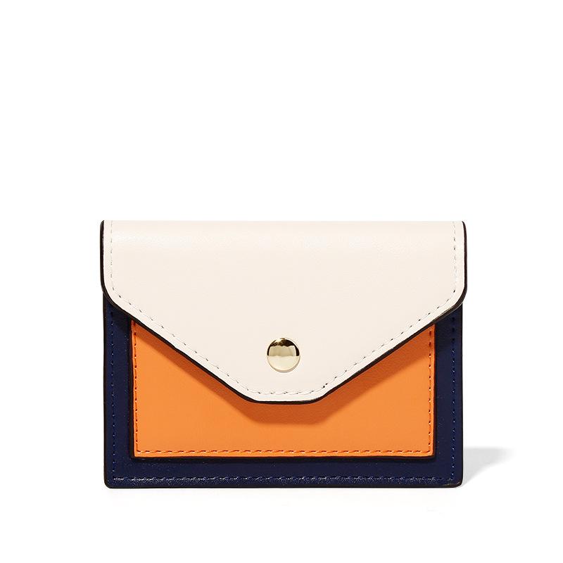 Marke Frauen Geldbörse Kurz Kleine PU Leder Kreditkarte Halter Schlank Umschlag Weibliche Brieftaschen Münzfach Mode Kupplung Taschen
