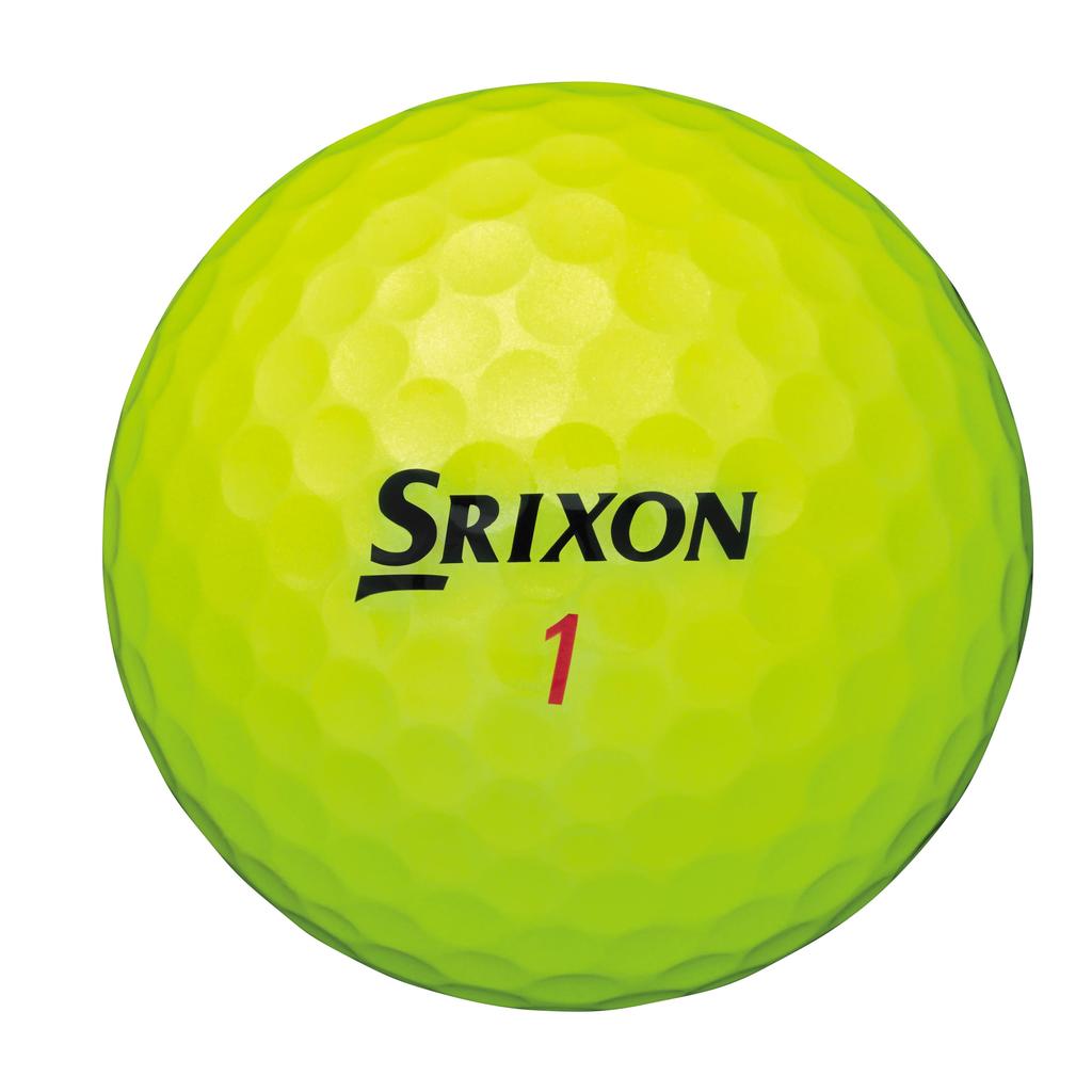 Dunlop Srixon XV Golf 2025 1 Dozen Premium Passion Yellow Z-Star Balls, Model, (12 Balls),