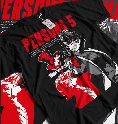 T-SHIRT TEE UNISEX PERSONA 5 ROYAL X REQUIEM CAFE