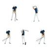 Golfs Grip Training Aids Trainer Handgrip Golfs Swing Training Aids Postures Correction Practice Alignment Swing Trainer