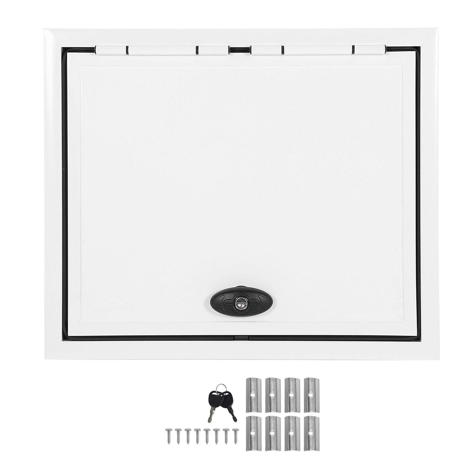 

Дверь для багажа в автофургоне из нержавеющего алюминиевого сплава, устойчивая к ультрафиолетовому излучению, двери для хранения вещей в автофургоне 24 X 24 дюйма для белый