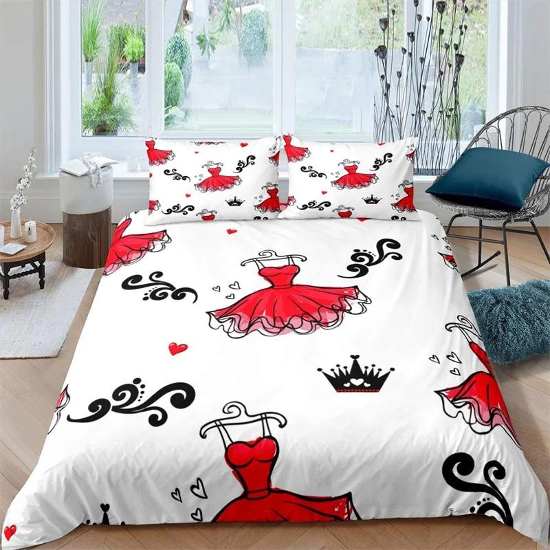Comforter Ballet Ballerina Rose Flower Bedding Set Cute Little Dancers Comforter Twin King For Girl Gymnastics Lover