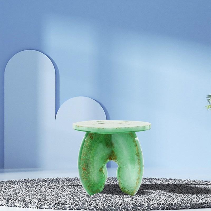 Epoxy Silicone Mold Round Splicing Stool Shaped Molds Flexible Ornaments Making Mould Jewelry Making Supplies Tool