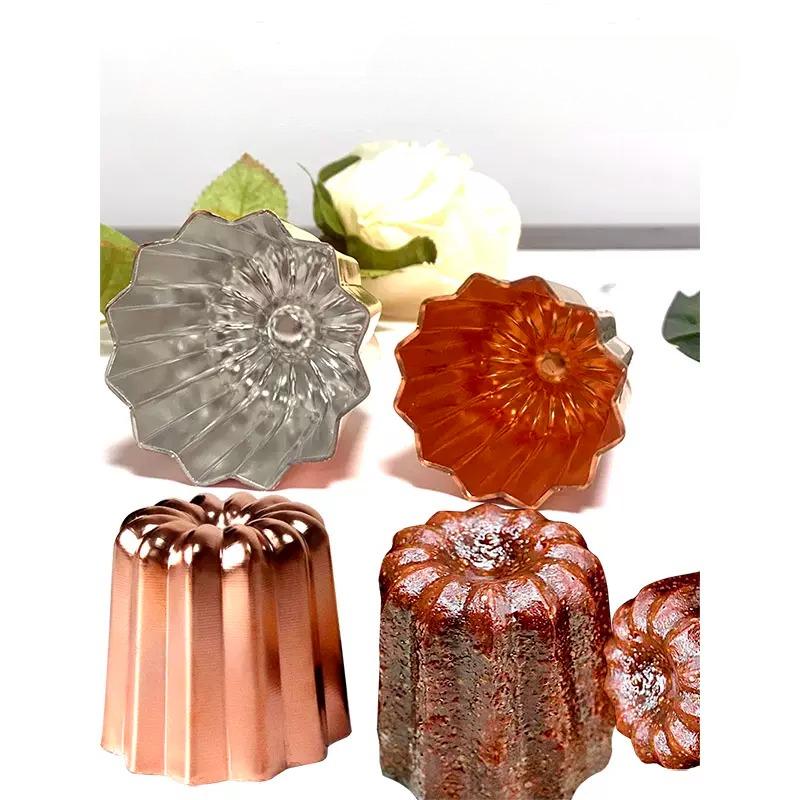 Kakeform Fransk Dessert Non-stick Papirkapsel Eggeterteform Kjøkken Bakeverktøy for Hjemmet Riflet Rund Blomsterform Integrert