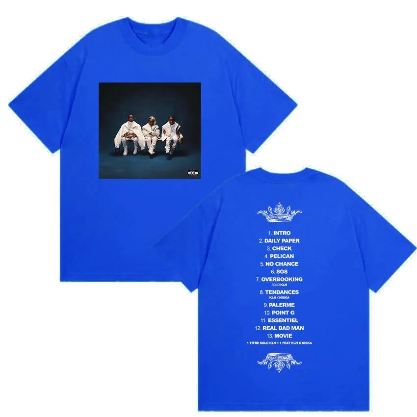 Rapper Nes Pour Briller L2B Tour 2026 Graphic T Shirts Men's Hip Hop Pop Music Short Sleeve T-shirt Cotton Tees Streetwear