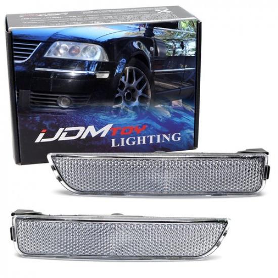 

Euro Clear Lens Front Bumper Side Marker Lamps For Volkswagen 2001-05 Passat B5