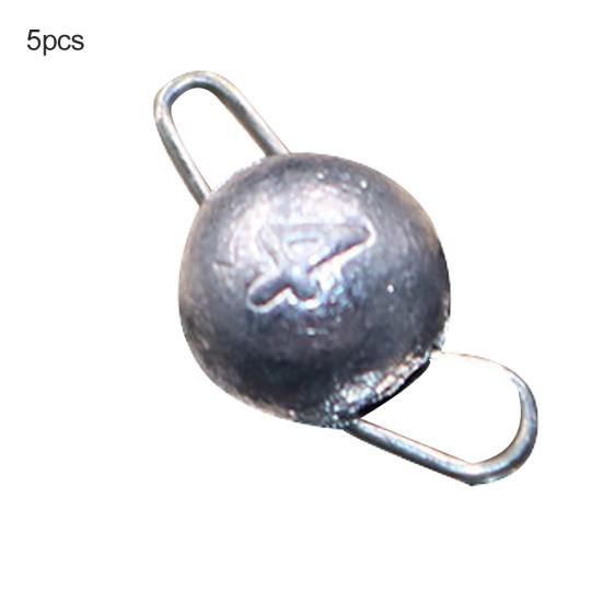 5Pcs 2g/4g/6g/8g/12g Fishing Jig Lead Head Weight Crank Hook Sinker Lure Carp