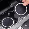 2Pcs Car Logo Water Cup Slot Anti Slip Mat Coaster For BMW MINI Cooper R53 R52 R50 One JCW Clubman Countryman WORKS Accessories